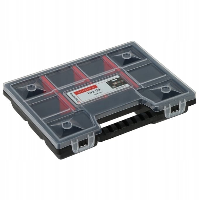 Kistenberg Gereedschap Organizer KNO20154 - Transparant/Zwart