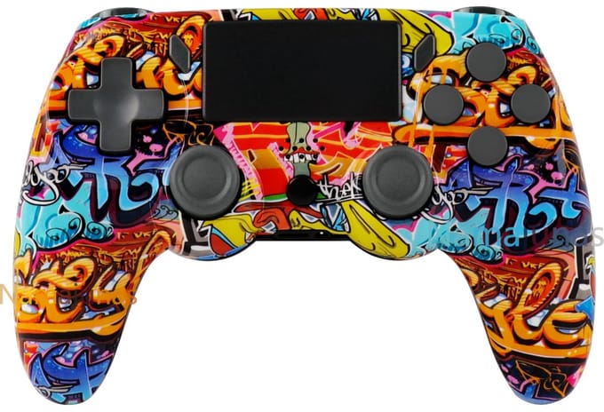Namajunas - Draadloze Controller geschikt voor PS4/Pro/Slim/PC - Bluetooth gamepad - Geschikt voor Playstation 4 -Zes-assige sensor - LED-lichtbalk en touchscreen-functionaliteit - Audio Jack Input - Gaming Accesoires