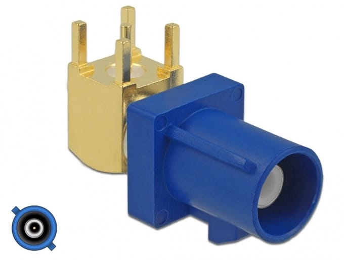 Delock FAKRA C plug 90° PCB
