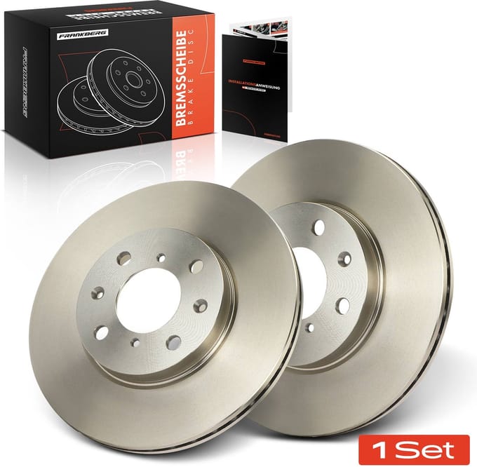 Frankberg 2x Remschijven Vooras voor Opel