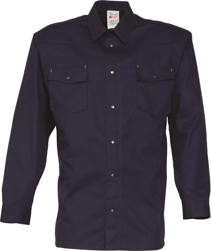 HAVEP Werkhemd lange mouwen Basic 1655 - Marine - L