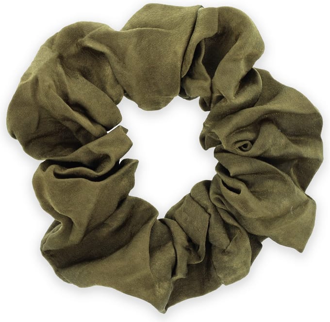 Lajetti - Scrunchie Zijdezachte groene Haarwokkel - Extra Vol en Luxe Tencil Scrunchies
