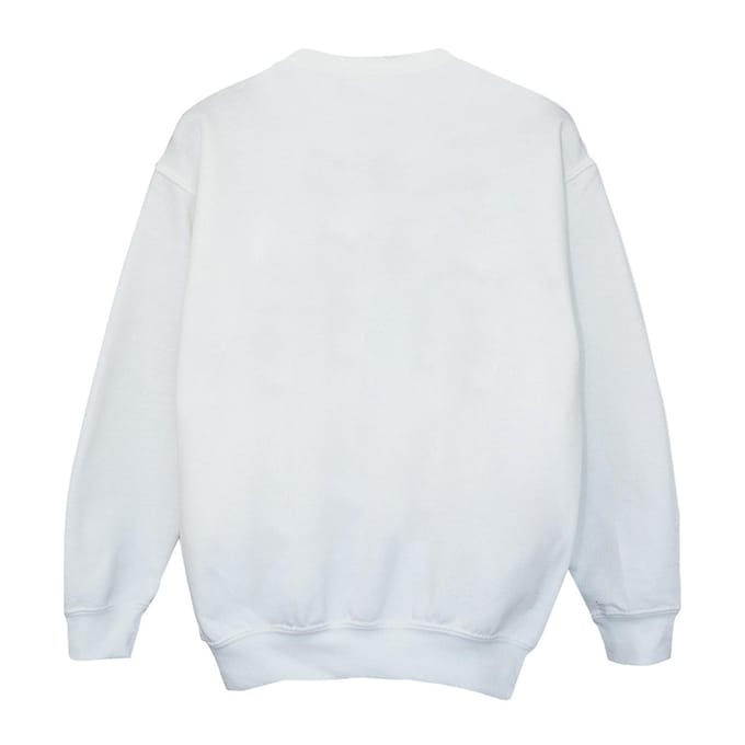 Disney Meisjes Lilo en Stitch Collegiaal Sweatshirt (Wit)