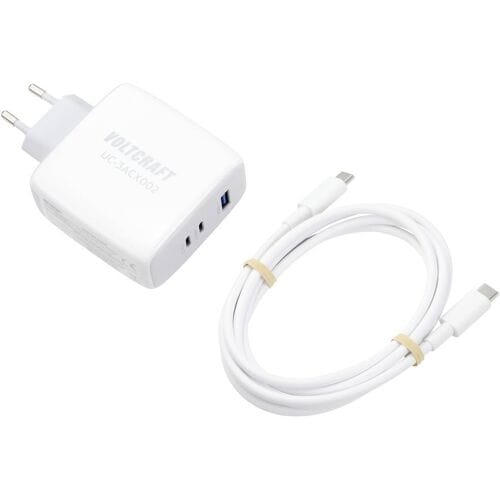 VOLTCRAFT UC-3ACX002 USB-oplader 100 W Binnen Uitgangsstroom (max.) 5 A 3 x 1x USB-A, 2x USB-C GaN