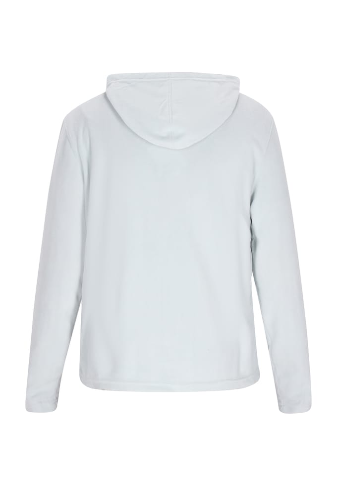 Mo Fleece jas Heren Bleek turkoois