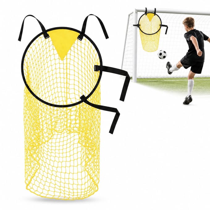 Consumerce® Kruising Target met Ballennet - 1 Stuk - Voetbal Trainingsmateriaal - Voetbaltrainer - Voetbalnet - Voetbal Spullen Training - Voetbal Target - Trainingsnet - Accessoires voor Kinderen