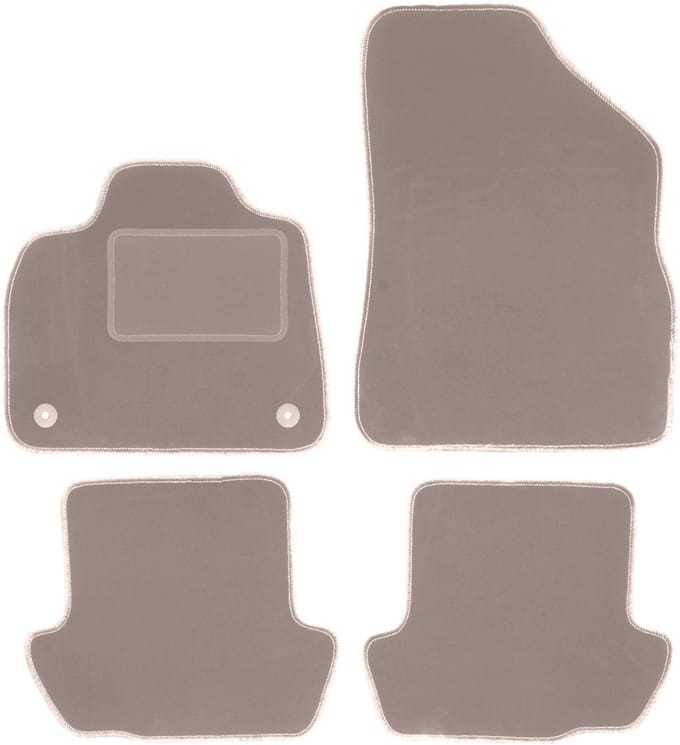 Beige veloursmatten voor: Citroen DS5 sedan (2011-2018)