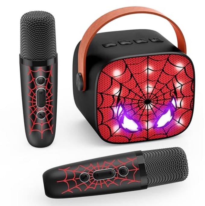 Karaokeset met Draadloze Microfoon - Bluetooth Speaker - Partybox - muziekstreaming