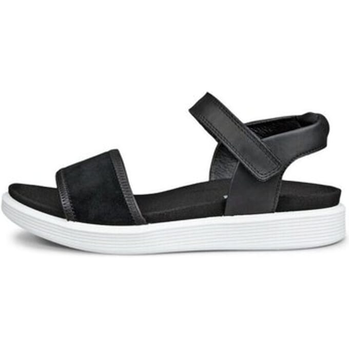 ECCO SOFT SANDAL W Dames Sandalen - Zwart