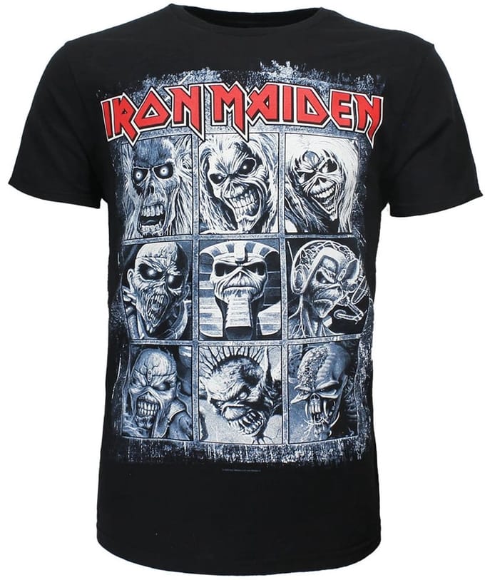 Iron Maiden Eddies Homage T-Shirt - Officiële Merchandise - S