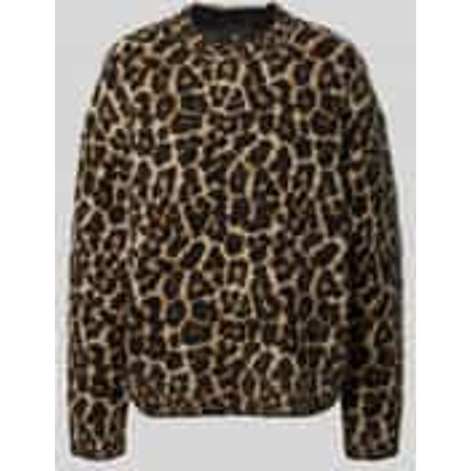 Relaxed fit pullover van een mix van wol en alpaca