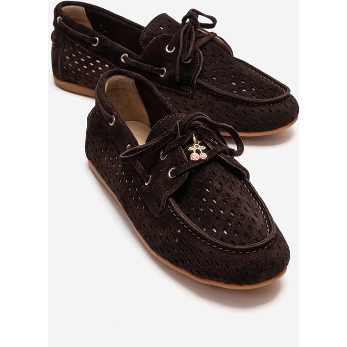 Stevo Leren Veterschoenen Loafer