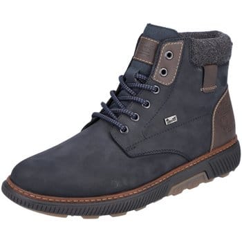Rieker Tex Veterboots blauw Nubuck - Maat 40