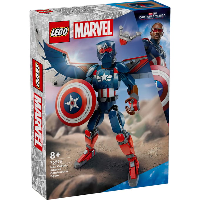 LEGO 76296 Super Heroes Nieuwe Captain America bouwfiguur Bouwsets