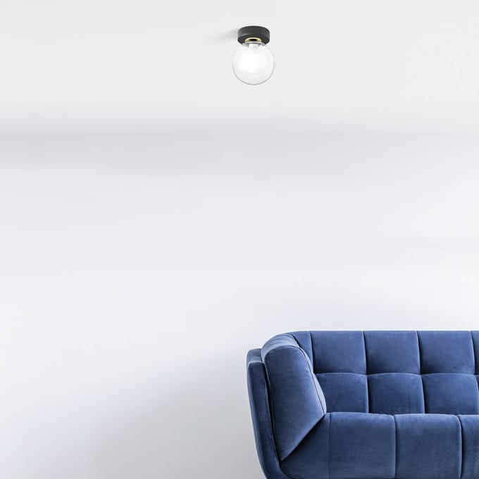 miloox by Sforzin Plafondlamp Cosmo, 1-lamp, zwart