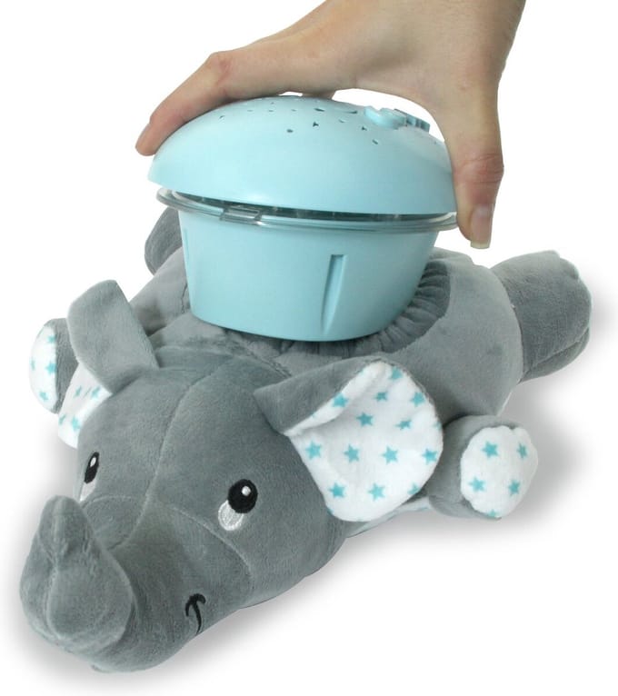 Jamara Dreamy Elephant Nachtlamp Led 32 Cm Grijs/blauw