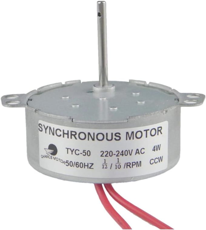 Reductiemotor 220V Laagsnelheid Mini-versnellingsbak 0,1RPM