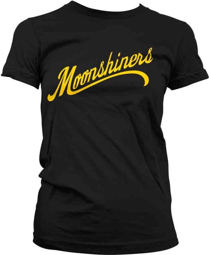 Moonshiners Dames Tshirt -S- Logo Zwart