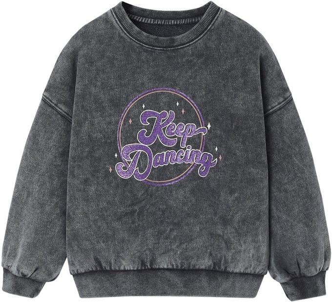 Vertbaudet Sportieve sweater met glitterdetail voor meisjes