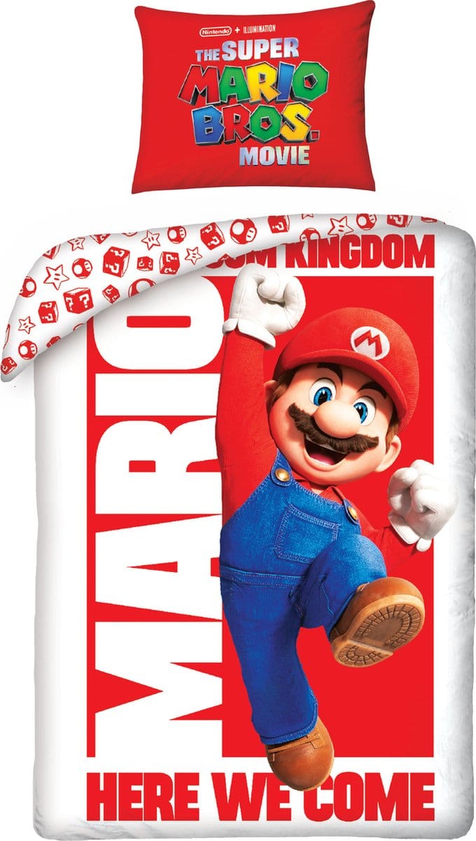 Mario Dekbedovertrek Mario Bros movie 140 x 200 cm