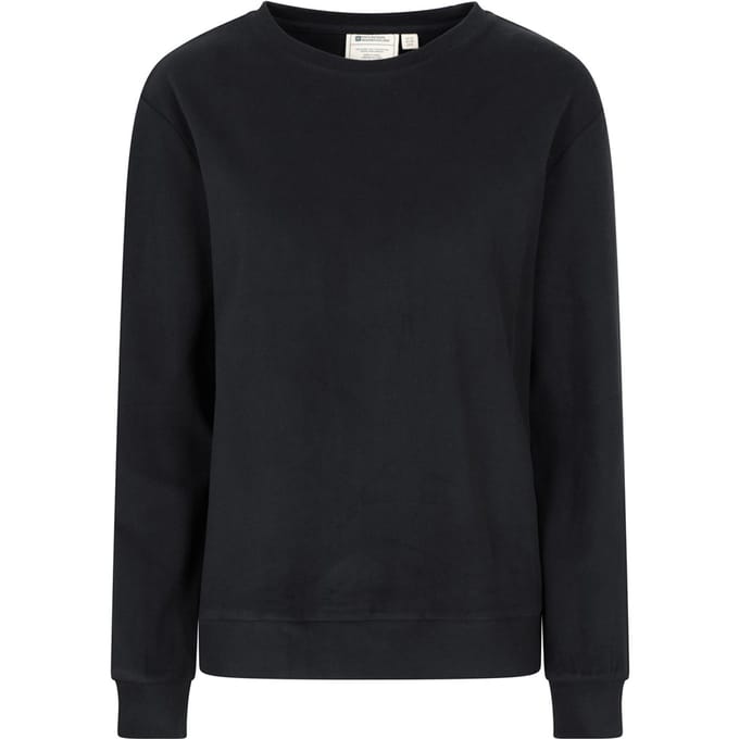 Mountain Warehouse Dames/Dames Strath Melange Supersoft Sweatshirt (Zwart)
