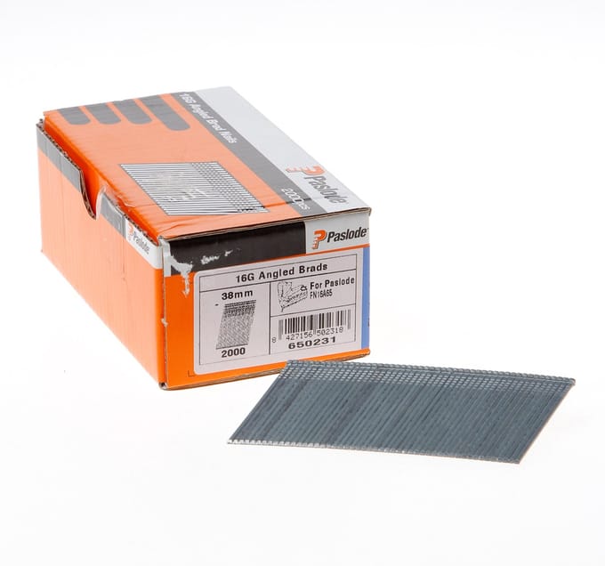 Paslode Afwerknagel schuin AF16x38mm Verzinkt 3mµ VE=2000 - 650231