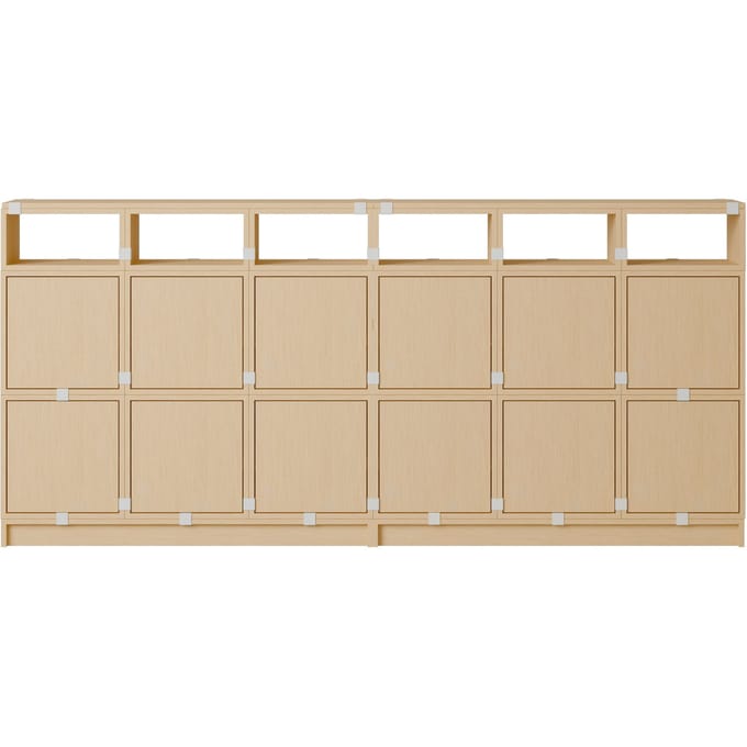 Muuto Stacked Storage Sideboard Configuratie 1 - eiken