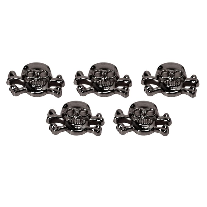50 Sets Doodskop Klinknagels Gotische Stijl Mooie Modieuze DIY Klinknagel Accessoires voor het Maken van Schoenen black