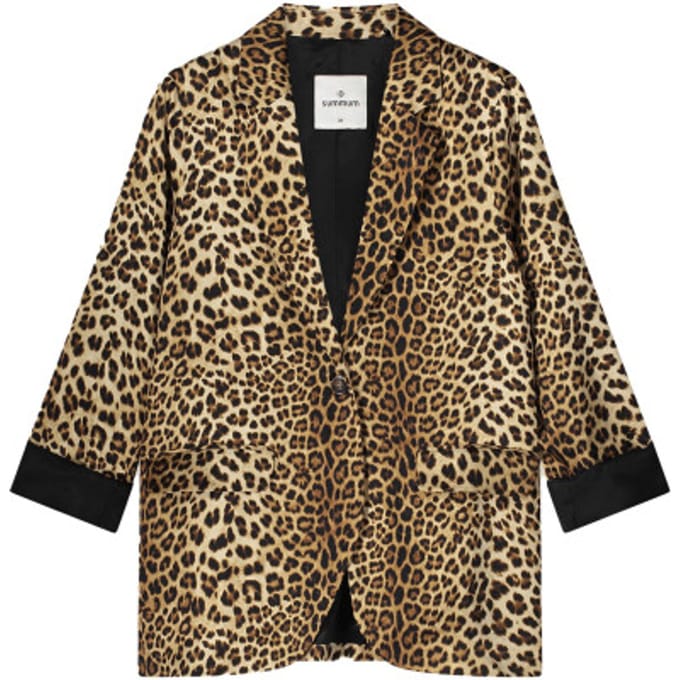 Summum 1s12-11703 blazer animal print