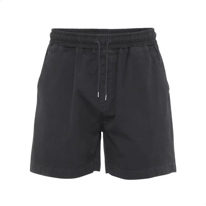 Twill Short broek Colorful Standard Organic lava grey
