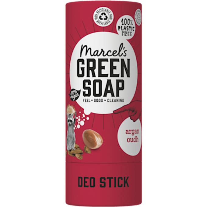 Marcel's Green Soap Deodorant Stick Argan & Oudh - 40 gr