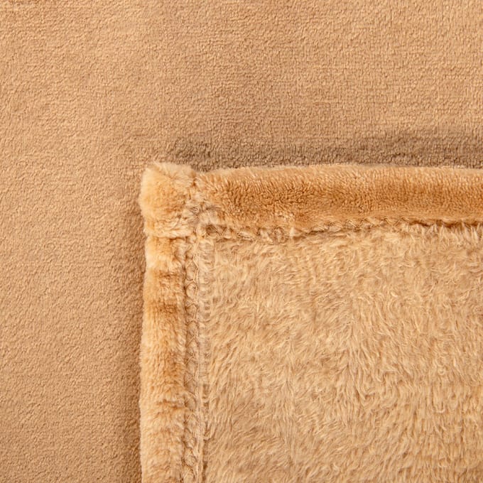 BAYBURT - Deken - Zandbeige - 150 x 200 cm - Polyester