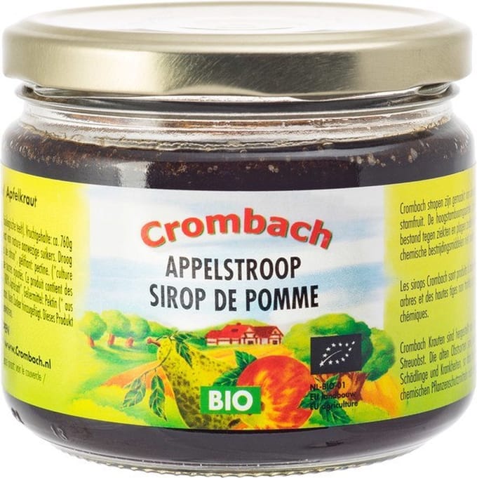 Crombach Appelstroop Biologisch 6 x 330GR - Voordeelverpakking
