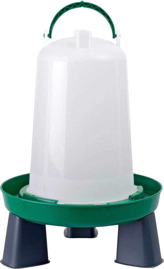 Olba Drinkbak Met Pootjes Groen - Drinkbak - 3 l