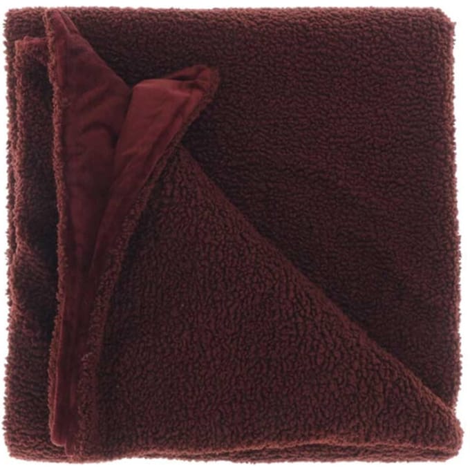 Unique Living | Plaid Romie 150x200cm bloodstone