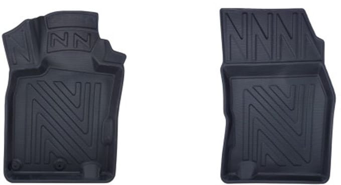 Rubbermatten Nissan Qashqai 2014-2020 (voorset) - Premium carbonlook