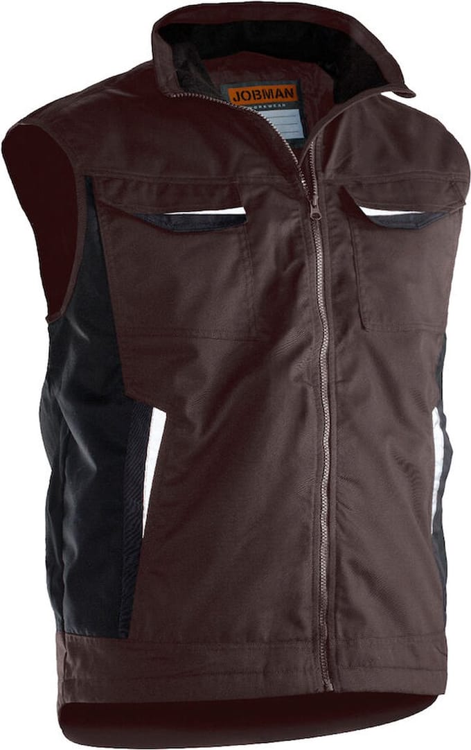 Jobman 7517 Service Vest Lined 65751720 - Bruin - S