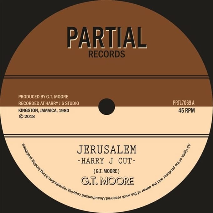 G.T. Moore - Jerusalem - Harry J Cut (7" Single)