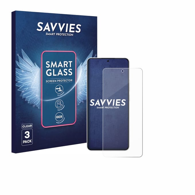 3 Stuks Savvies Screenprotector - geschikt voor OnePlus Nord 4 - beschermfolie glas transparant