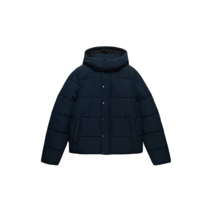 Superdry Premium Hood Puffer Casual winterjas heren Donkerblauw M