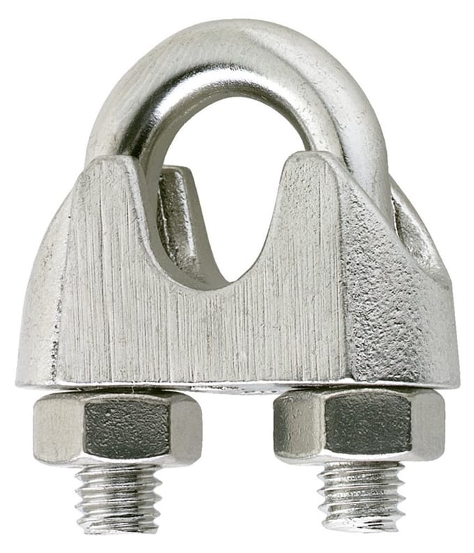 Dulimex Staaldraadklem Type 741 RVS 3/8 10mm 8000.030.5I10