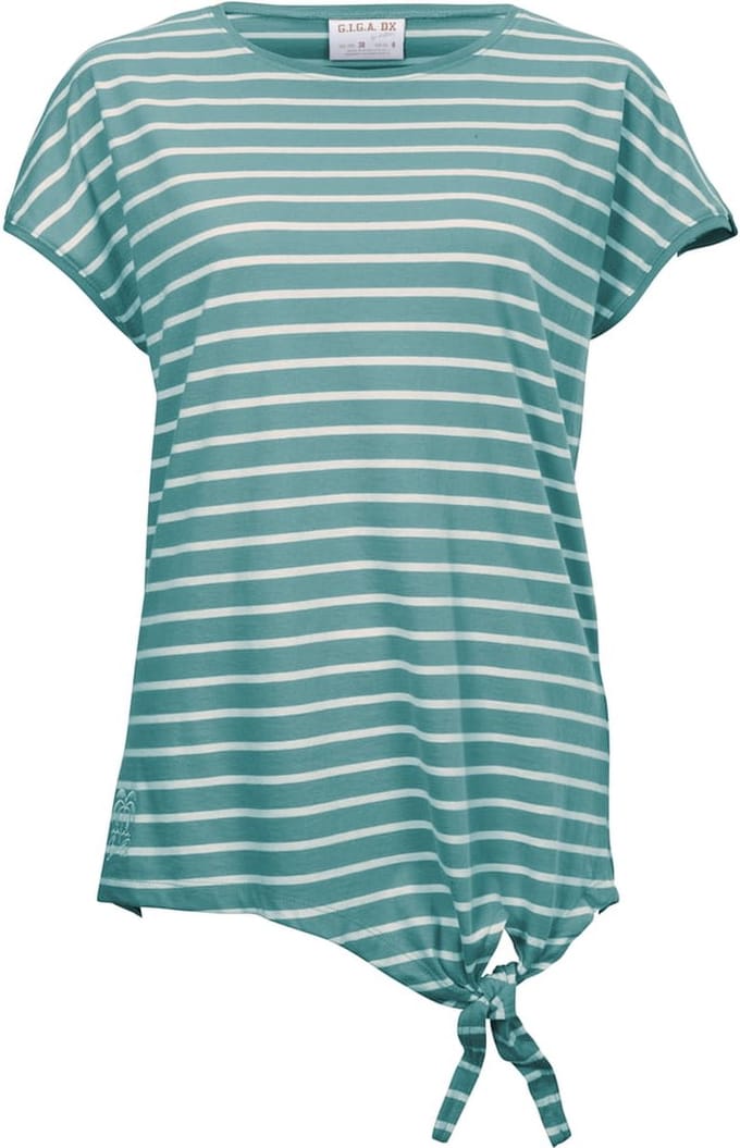 Shirt 38241 petrol streep dames Giga by Killtec - maat 46