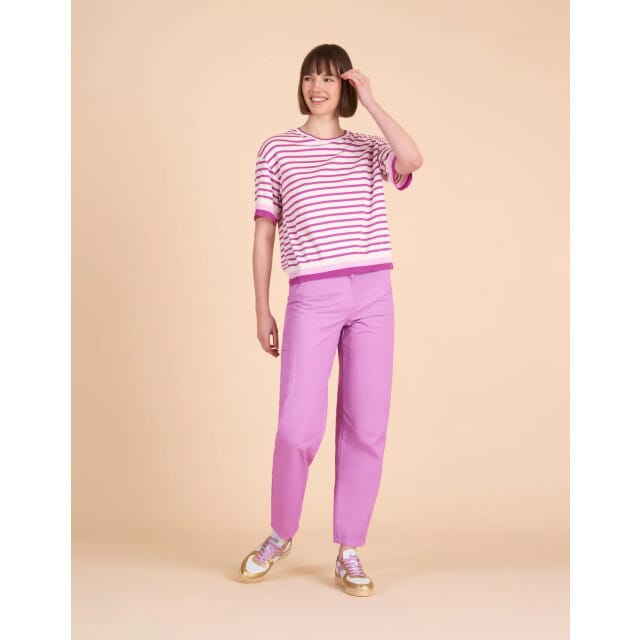 Oilily Tonks Stripes T-Shirt - Paars - S