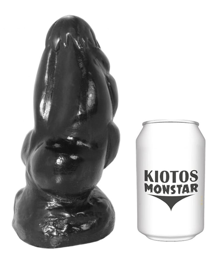 Kiotos Monstar - Gremlin - Dildo - 21,5 x 9,3 cm - Zwart