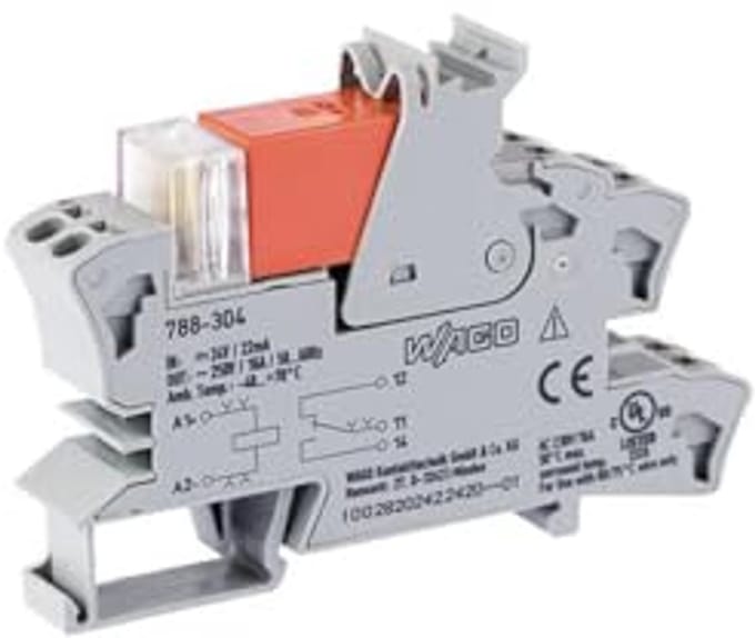 Industriële relais 1P 16A 24V DC