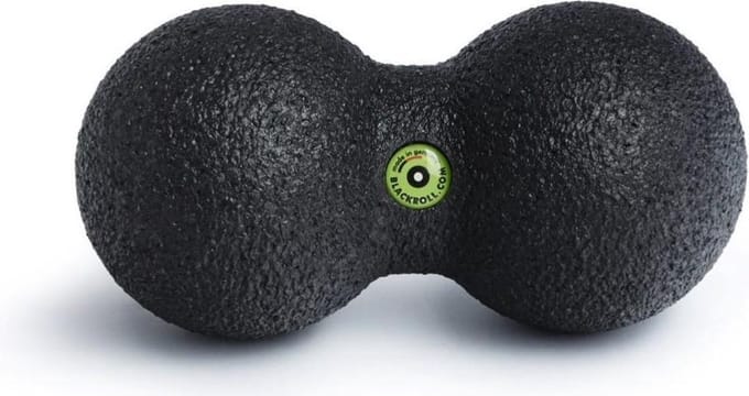 Blackroll Duoball Massagebal 12 cm - Zwart