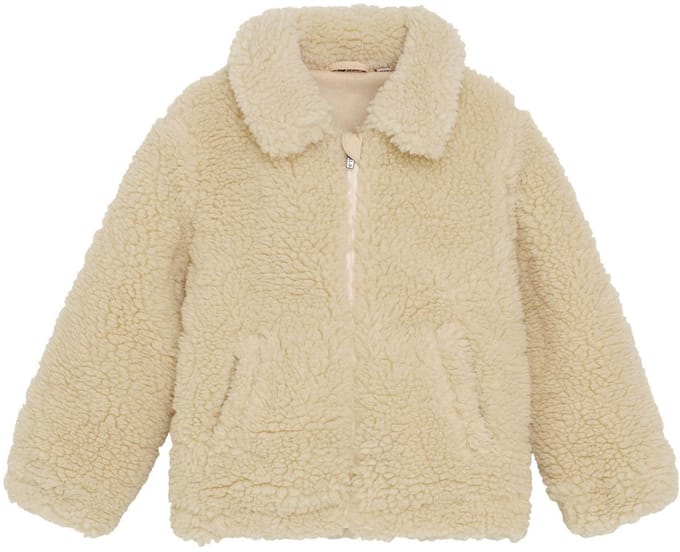 Daily7 - Teddy Jacket - Sandshell - Maat 92