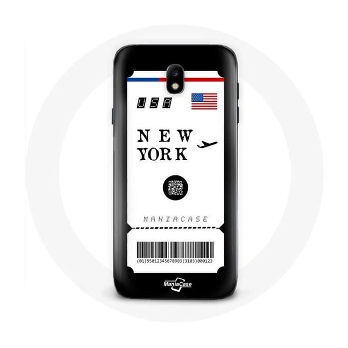 Samsung Galaxy J3 2017 hoesje New York vliegticket