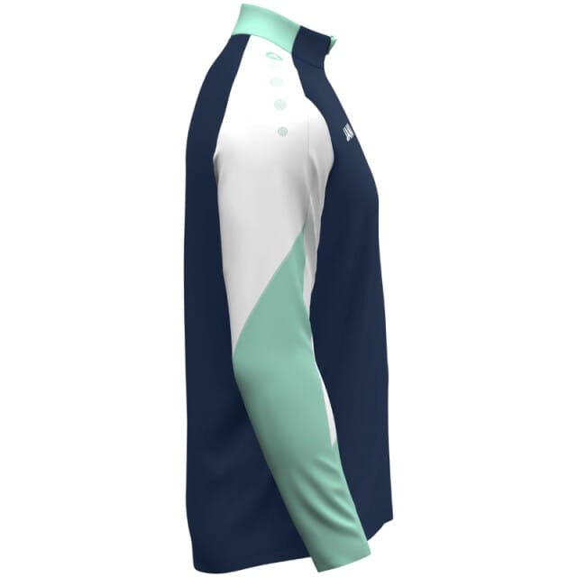 Jako Dynamic Ziptop Kinderen - Marine / Wit / Munt | Maat: 116