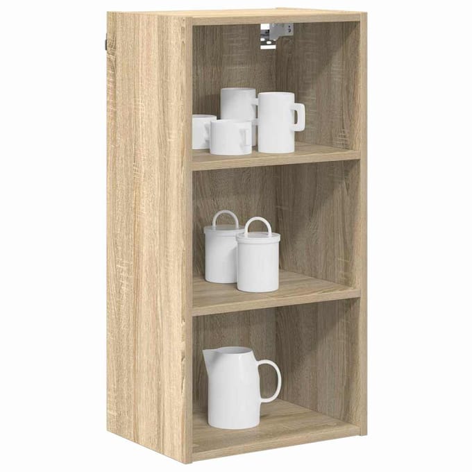 vidaXL - Hangkast - Sonoma - Eik - 40 - x - 29,5 - x - 80 - cm - Bewerkt - hout
